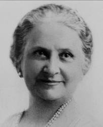 Ein Portrait Photo von Maria Montessori